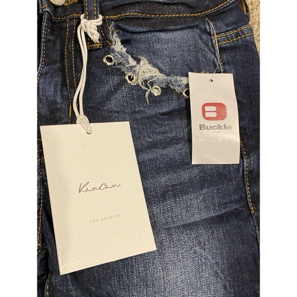 Kancan Women's Mid Rise Ankle Skinny Jeans Sz 0/23‎ Style VBK1317A - Picture 4 of 10